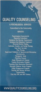 Quality Counseling Services Front